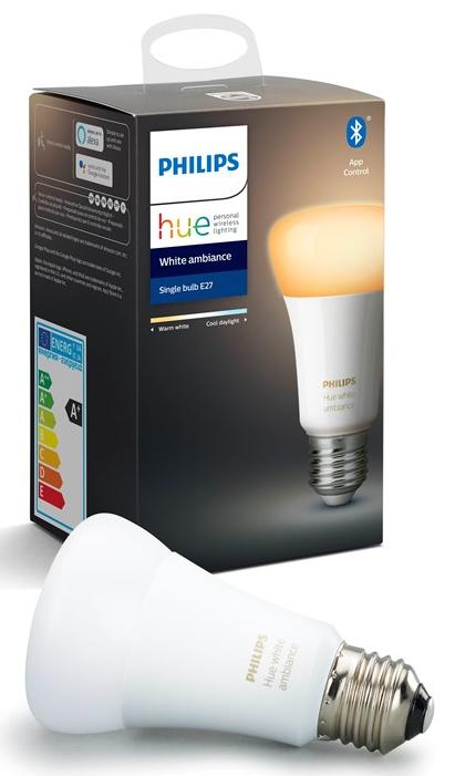 

Умная светодиодная лампа Philips Hue White Ambiance E27 Bulb BT 929002216901 (White)