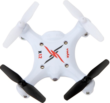 Радиоуправляемый квадрокоптер Syma X12S Nano (White) купить в интернет-магазине icover