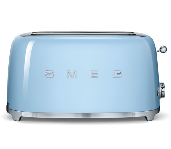 Тостер Smeg на 4 хлебца TSF02PBEU (Blue) купить в интернет-магазине icover