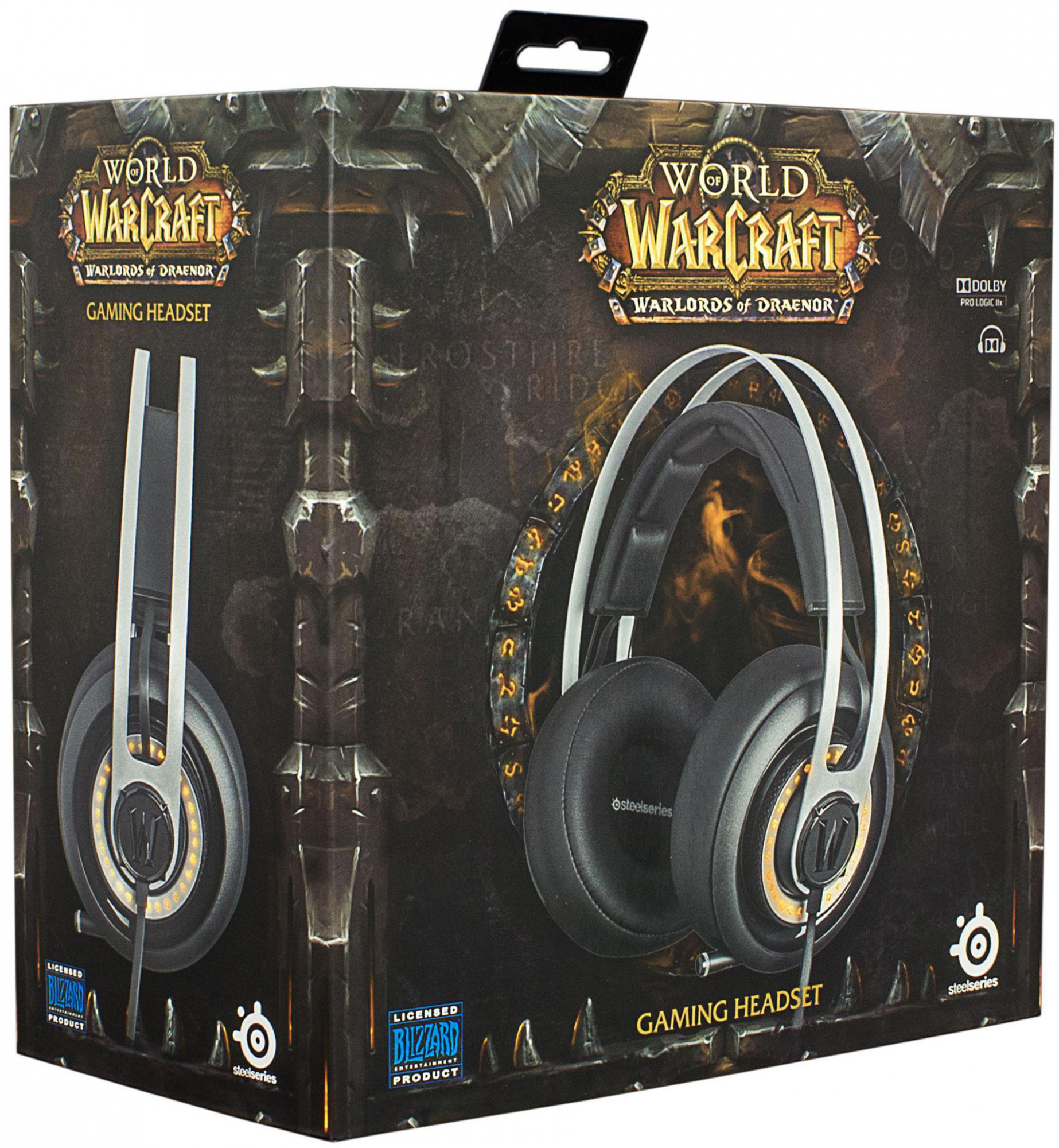 steelSeries Siberia Elite World Of Warcraft Edition 51154 Black Silver iCover