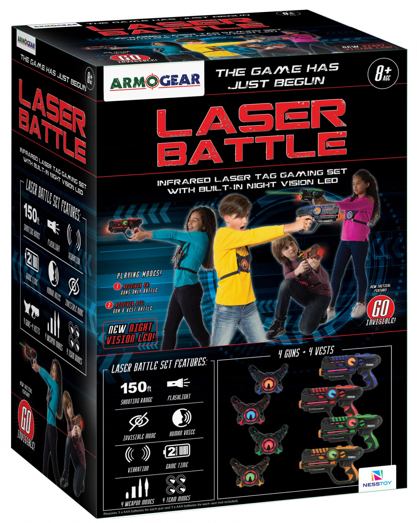 

Игровой набор ArmoGear Laser Battle 4 Player Pack (ARMOG4)