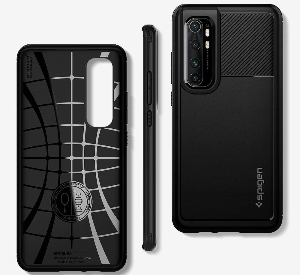 Купить чехол Spigen Rugged Armor (ACS01306) для Xiaomi Mi Note 10 Lite  (Black) в Москве в каталоге чехлов-накладок для смартфонов с доставкой.  Характеристики, цены в интернет-магазине iCover.