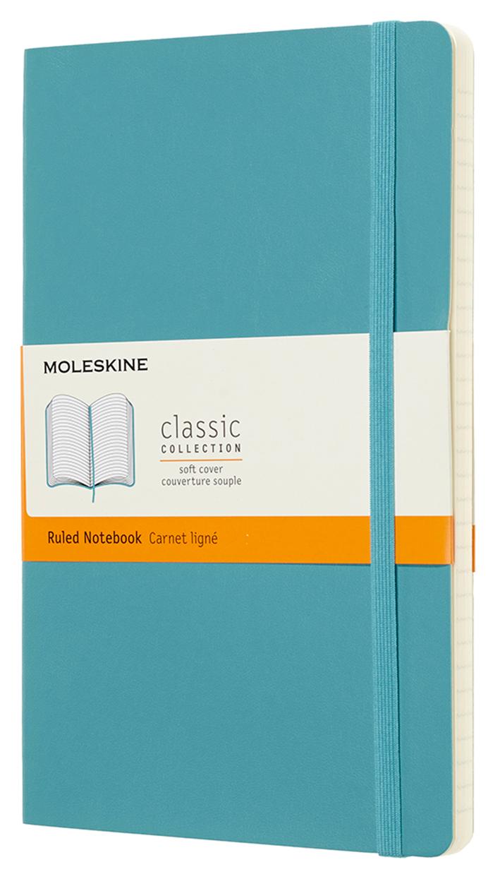 

Блокнот Moleskine Classic Soft Large QP616B35 (Blue Reef)