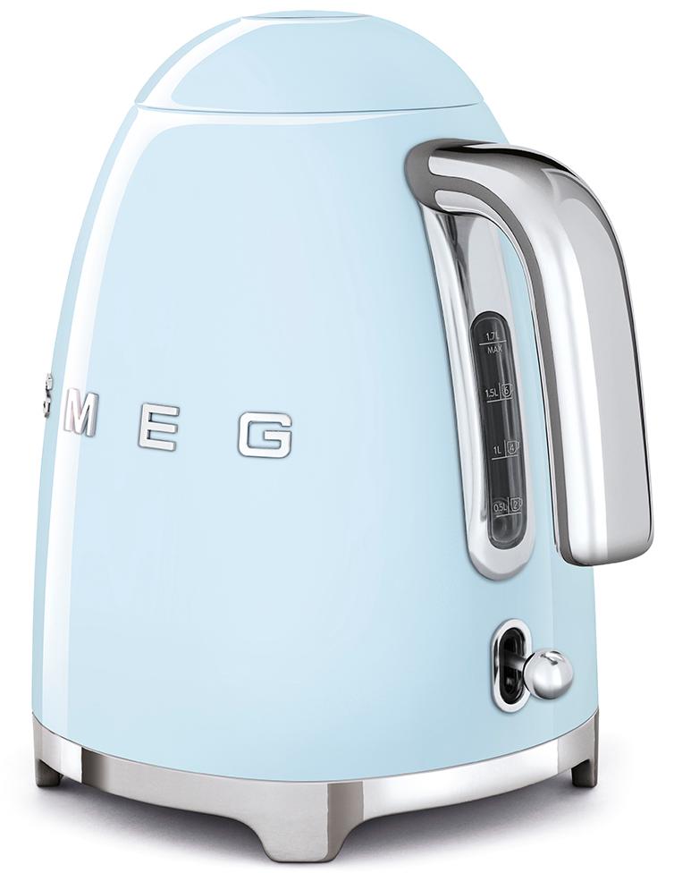 Электрический чайник Smeg KLF03PBEU (Pastel Blue) купить в интернет-магазине icover