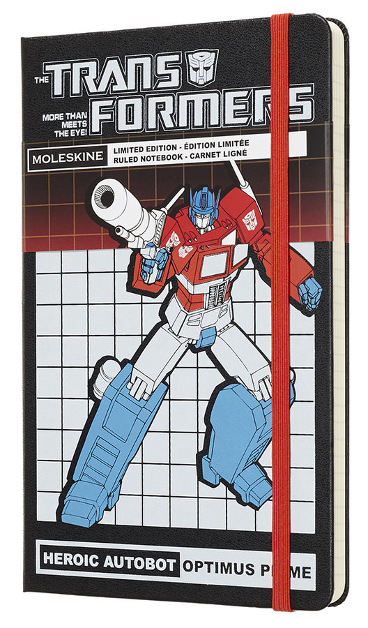 

Блокнот Moleskine Transformers Limited Edition Large (LETFQP060OP) в линейку (Optimus Prime)