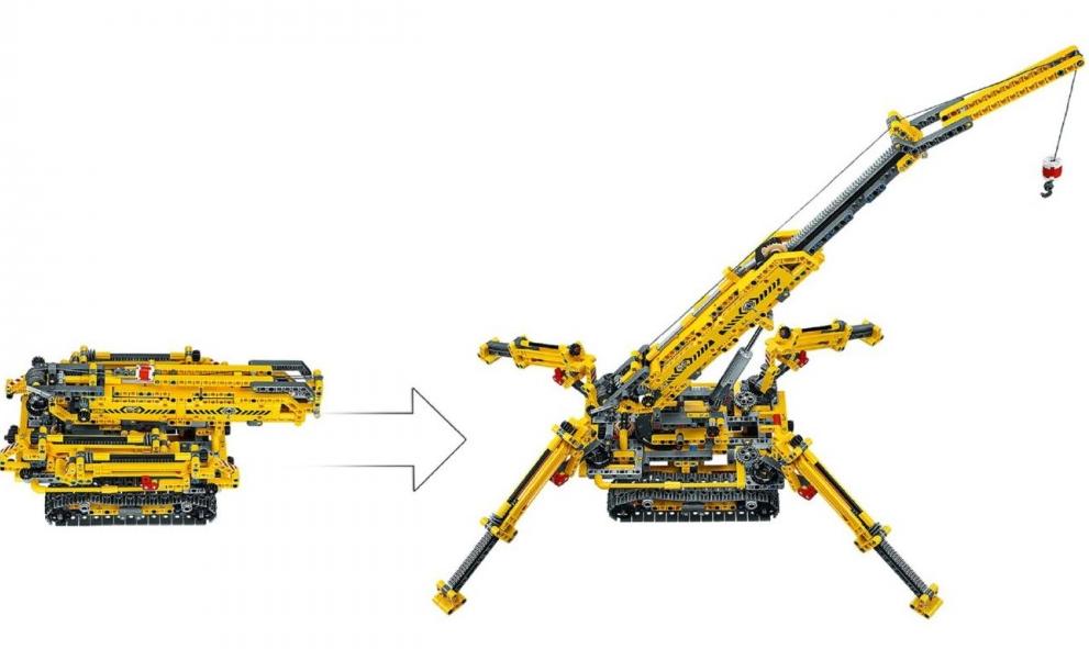 Lego Technic Compact Crawler Crane 42097 Yellow LEGO iCover