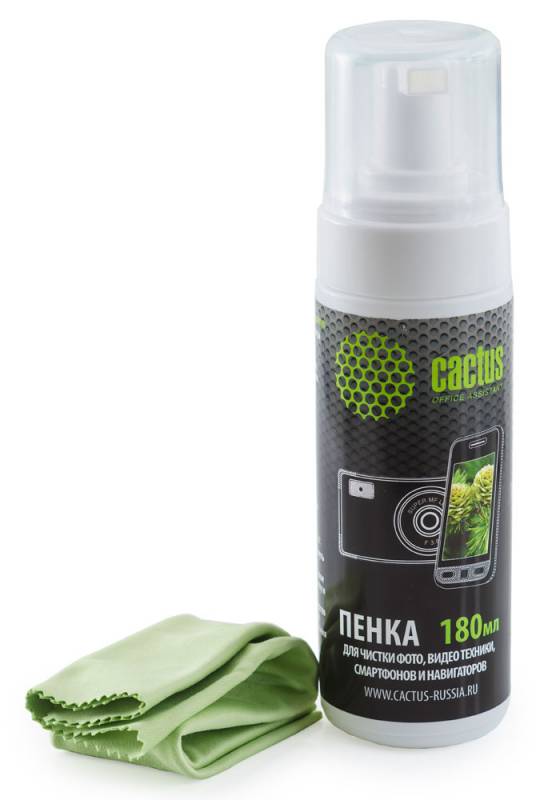 

Чистящий набор Cactus CS-S3006 для экранов и оптики 180ml