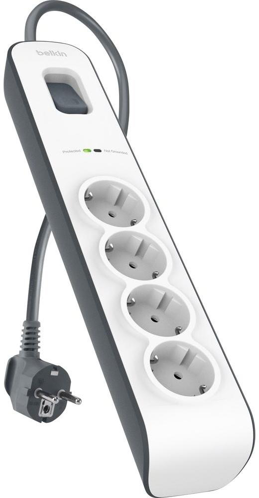 

Сетевой фильтр Belkin Surge Protectors BSV400vf2M (White)