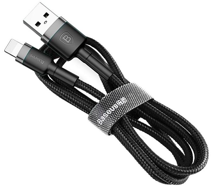 

Кабель Baseus Cafule (CALKLF-BG1) USB/Lightning 1m (Grey/Black)