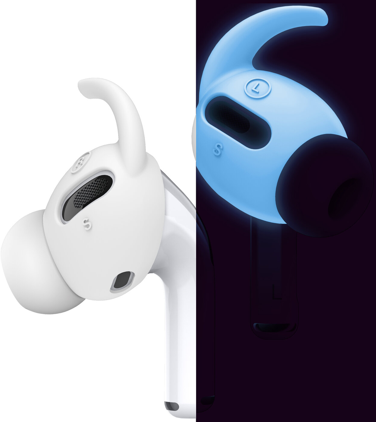 

Держатели Elago Earbuds Hook (EAPP-BUDSHK-LUBL) для AirPods Pro (Nightglow Blue)