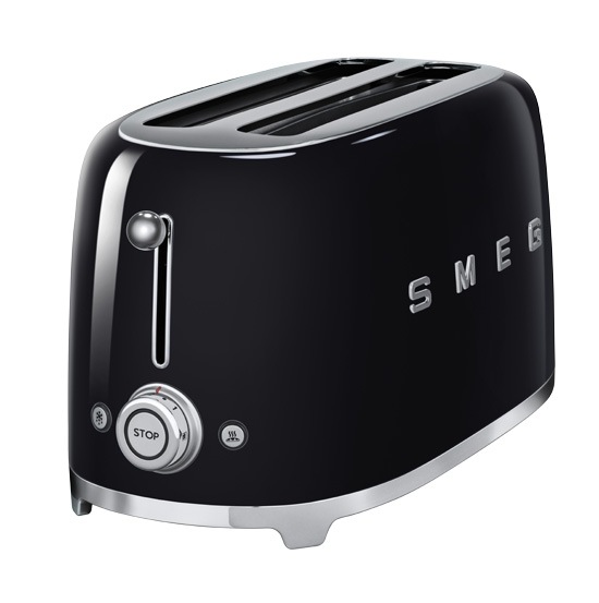 Тостер Smeg на 4 хлебца TSF02BLEU (Black) купить в интернет-магазине icover