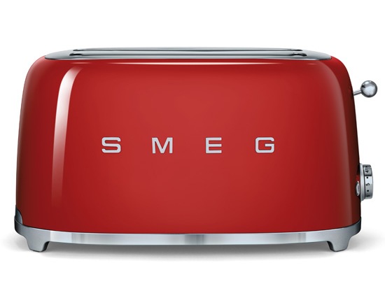 Тостер Smeg на 4 хлебца TSF02RDEU (Red) купить в интернет-магазине icover