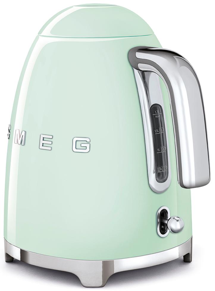 Электрический чайник Smeg KLF03PGEU (Pastel Green) купить в интернет-магазине icover