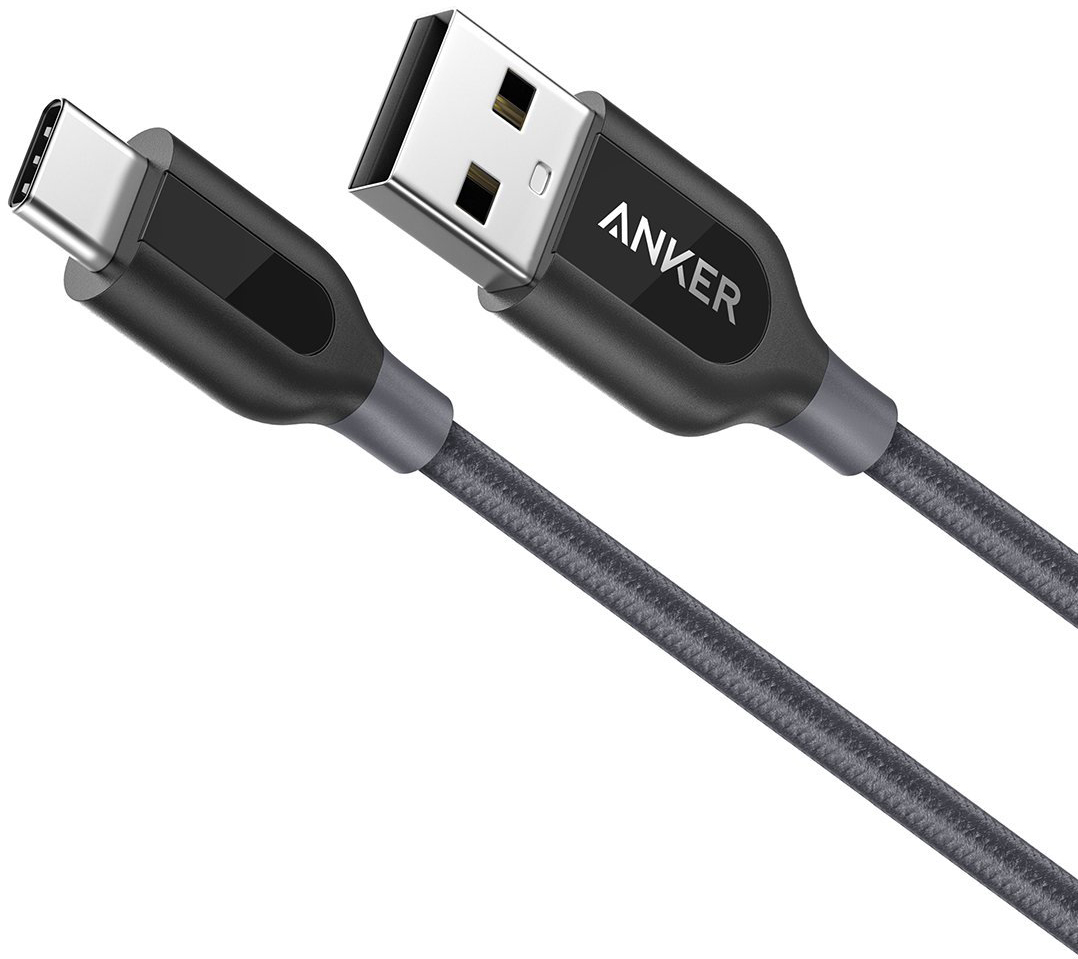 

Кабель Anker PowerLine+ USB-C/USB 3.0 0.9 м A8168HA1 (Gray)