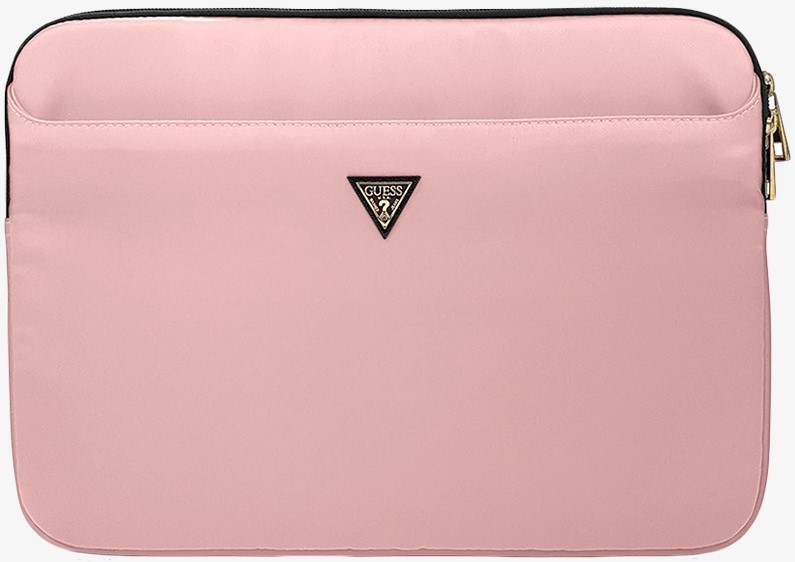 

Чехол Guess Nylon with Triangle metal logo (GUCS13NTMLLP) для ноутбука 13" (Pink)