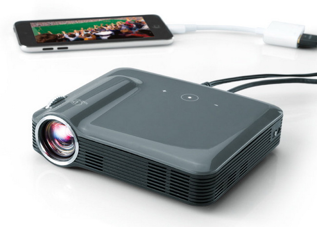 brookstone HDMI Pocket Projector PRO 200 lumens