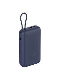 Внешний аккумулятор Xiaomi Power Bank BHR8975GL (Integrated Cable) 20000 mAh (Blue) купить в интернет-магазине icover