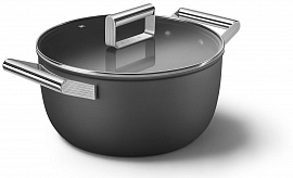 Кастрюля Smeg CKFC2611BLM (Black) купить в интернет-магазине icover