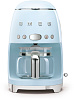 Капельная кофемашина Smeg DCF02PBEU (Pastel Blue) купить в интернет-магазине icover