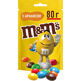 Драже M&M's c арахисом молочным шоколадом, 80 г х 28 шт. купить в интернет-магазине icover