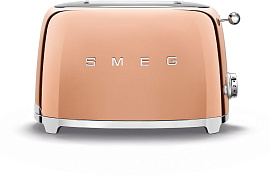 Тостер Smeg (TSF01RGEU) на 2 ломтика (Rose Gold) купить в интернет-магазине icover