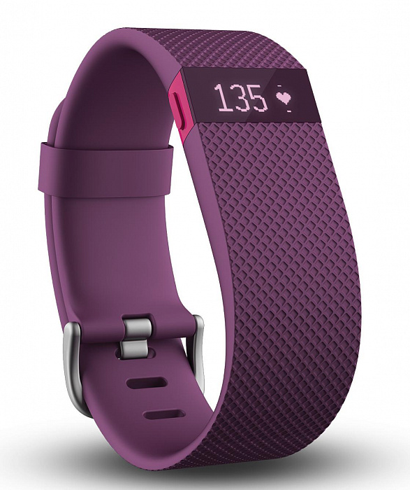 Fitbit Charge HR S - спортивный браслет (Plum) купить в интернет-магазине icover