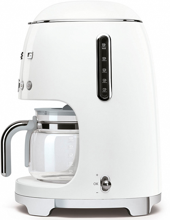 Капельная кофемашина Smeg DCF02WHEU (White) купить в интернет-магазине icover