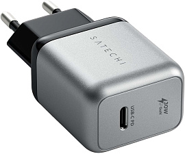 Сетевое зарядное устройство Satechi 30W USB-C GaN Wall Charger ST-UC30WCM-EU (Space Gray) купить в интернет-магазине icover