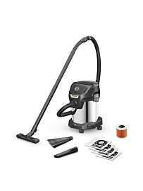 Профессиональный пылесос Karcher KWD 3 S V-17/4/20 Anniversary Edition 2025 (Black/Grey) купить в интернет-магазине icover