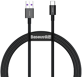 Кабель Baseus Superior Series (CATYS-A01) Fast Charging Data Cable USB/USB-C 66W 2 м. (Black) купить в интернет-магазине icover