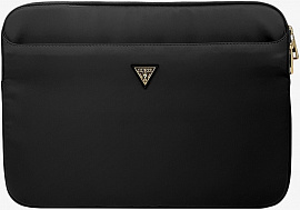 Чехол Guess Nylon with Triangle metal logo (GUCS13NTMLBK) для ноутбука 13" (Black) купить в интернет-магазине icover