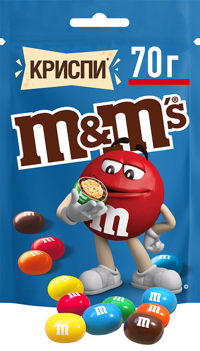 Драже M&M's Криспи с хрустящим центром, 70 г х 28 шт купить в интернет-магазине icover