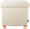 Пуф складной с ящиком Ridberg BOX Wool (Beige) купить в интернет-магазине icover