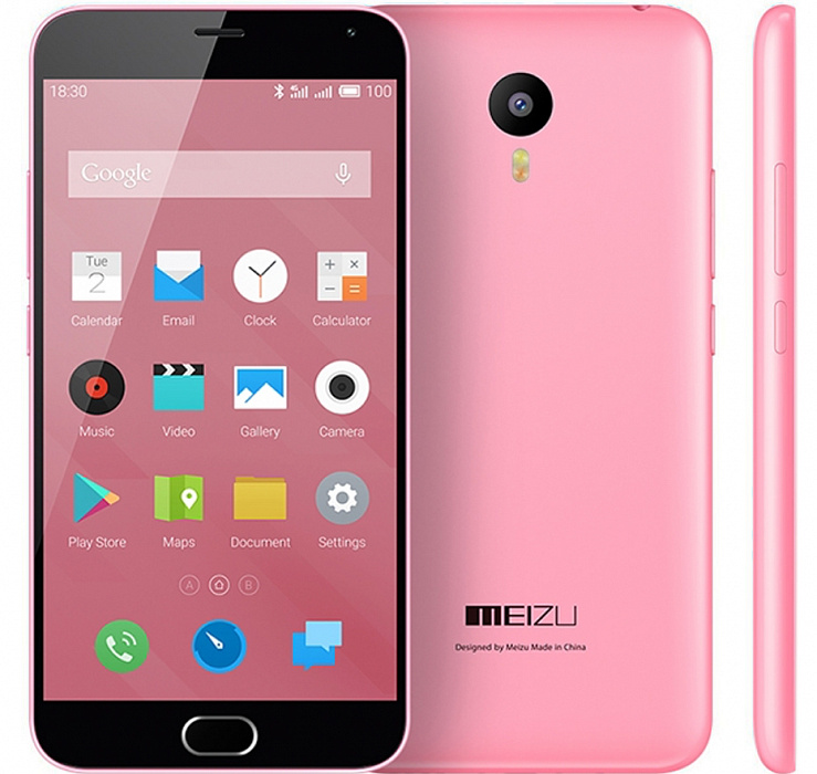 Смартфон Meizu M2 Note 16Gb (Pink) купить в интернет-магазине icover