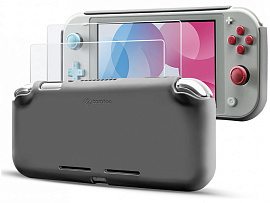 Чехол Tomtoc Liquid Silicon Case для Nintendo Switch Lite (Gray) купить в интернет-магазине icover