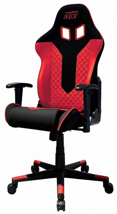 Кресло игровое черно белое dxracer