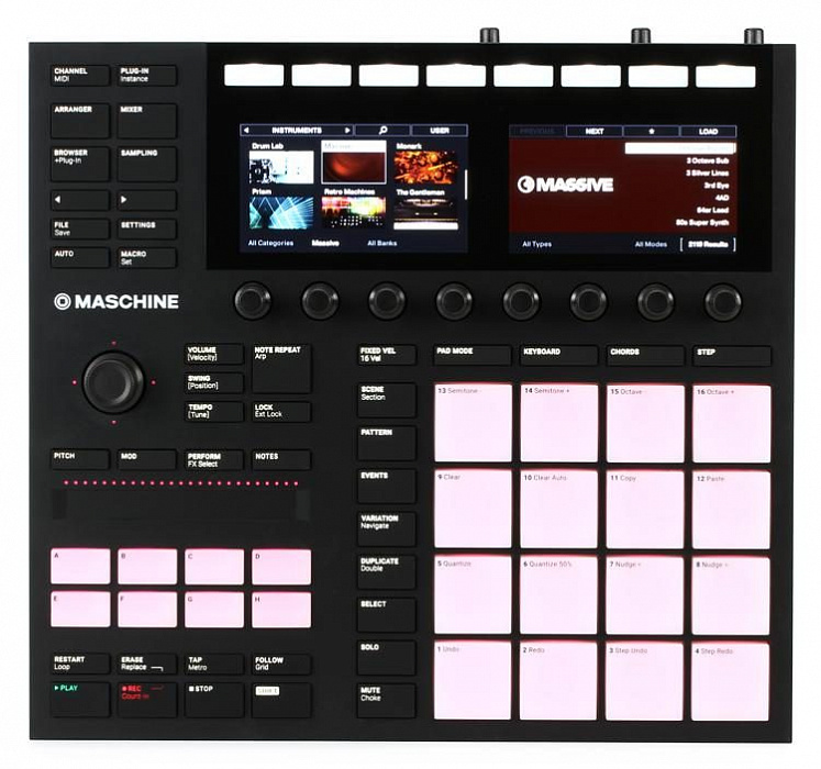 DJ-контроллер Native Instruments Maschine MK3 (Black) купить в интернет-магазине icover