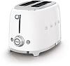 Тостер Smeg (TSF01WHEU) на 2 ломтика (White) купить в интернет-магазине icover