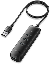 Хаб Ugreen CM416 (80657) USB 3.0 4-Port Hub (Black) купить в интернет-магазине icover