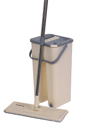 Швабра и ведро с отжимом Ridberg Hand-Free Scrape Mop Small (White) купить в интернет-магазине icover