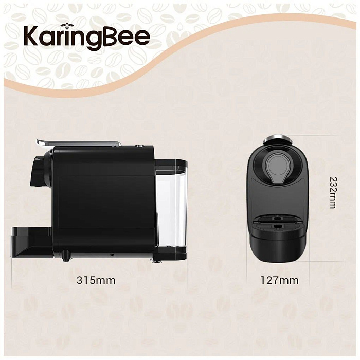 Капсульная кофеварка Karingbee TC01 (Black) купить в интернет-магазине icover