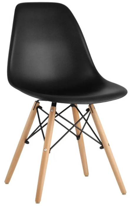 Комплект стульев RIDBERG DSW EAMES 3 шт. (Black) купить в интернет-магазине icover