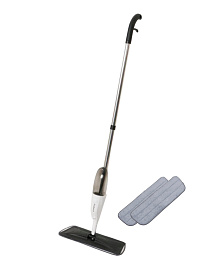 Швабра с распылителем Ridberg Spray Mop + 2 мопа (White/Black) купить в интернет-магазине icover