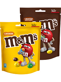 Ассорти DrageeMix драже M&M's Арахис (3х145г), Шоколад (3х145г) купить в интернет-магазине icover