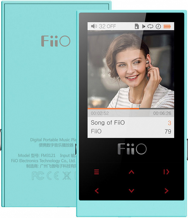 FiiO M3 (15118390) - портативный плеер (Сyan) купить в интернет-магазине icover