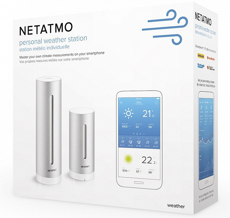 Беспроводная метеостанция Netatmo Urban Weather Station купить в интернет-магазине icover