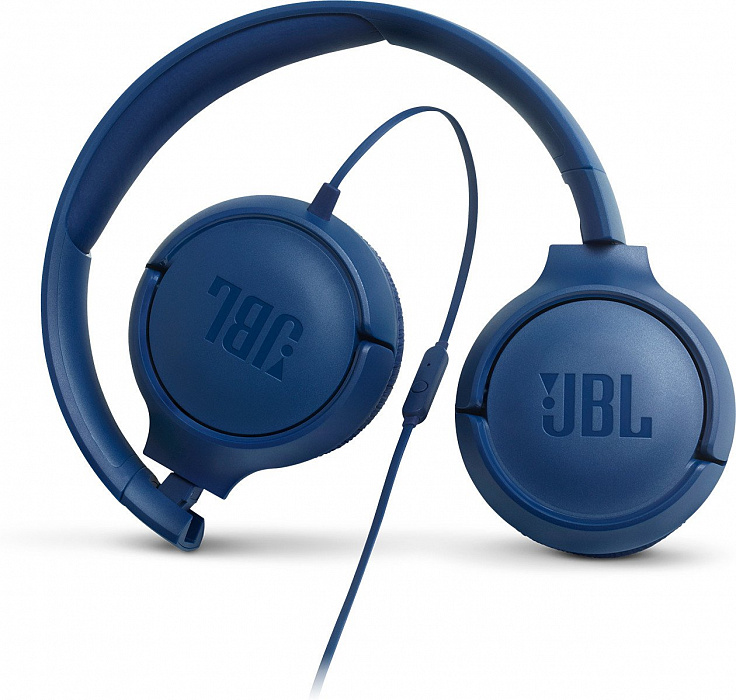 Наушники с микрофоном JBL Tune 500 (Blue) купить в интернет-магазине icover