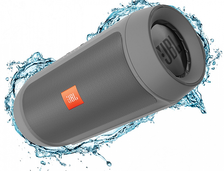 Портативная колонка JBL Charge 2+ (Plus) серая купить в интернет-магазине icover