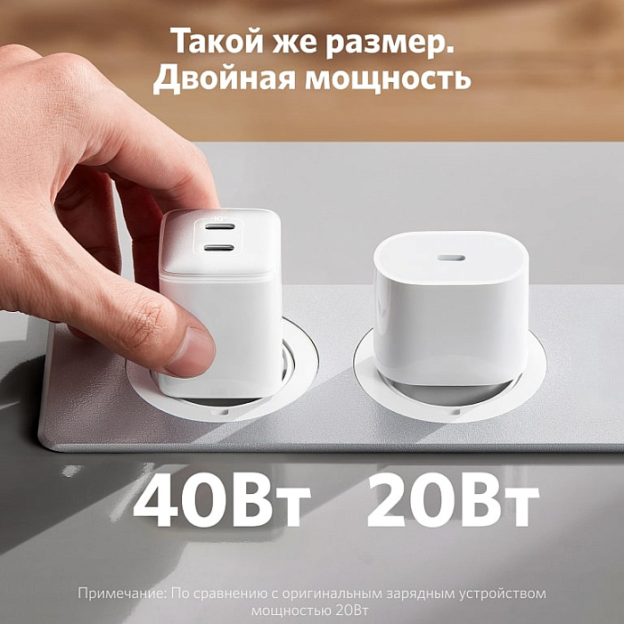 Сетевое зарядное устройство Anker Nano Pro A2038 (White) купить в интернет-магазине icover