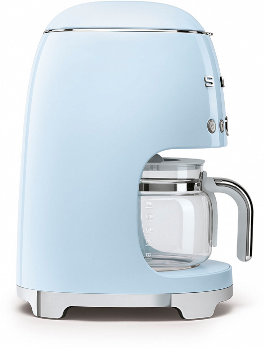 Капельная кофемашина Smeg DCF02PBEU (Pastel Blue) купить в интернет-магазине icover